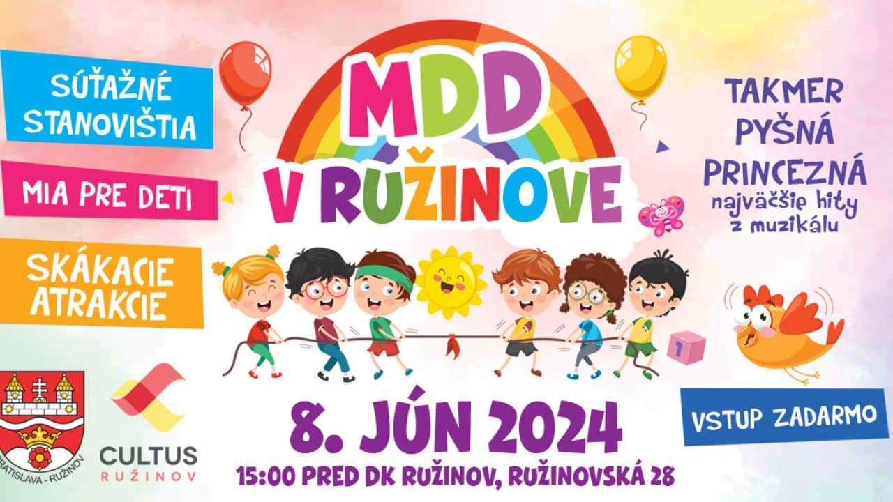 Deň detí 2024 Ružinov - kompletný program