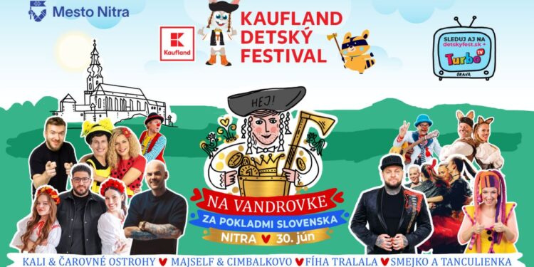 Nitra bude hostiť Kaufland Detský festival, láka na históriu a zábavu