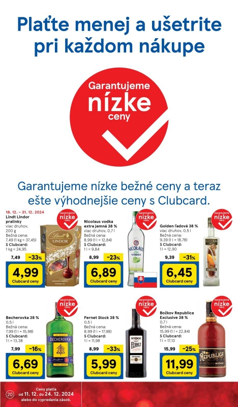 Tesco letak Vianoce 2024 20